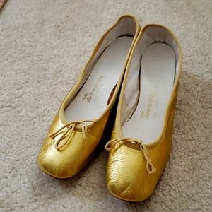 Vintage Repetto  ballet flats low heel 37 6 leather Camille?